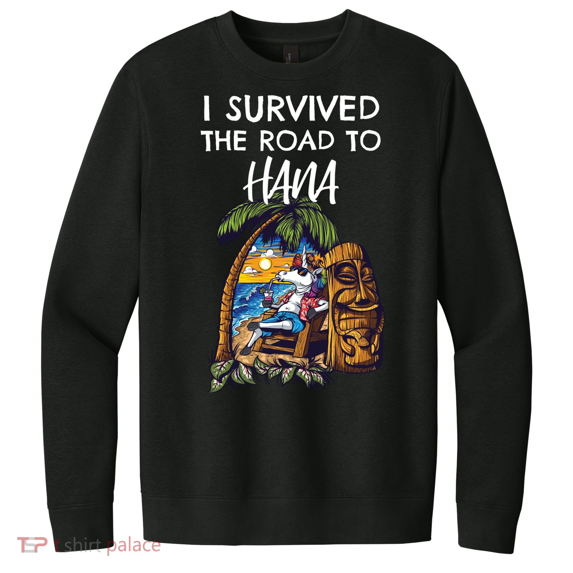I Survived The Road To Hana Gift V.I.T. Fleece Crew Sweatshirt