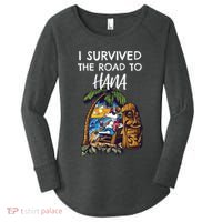 I Survived The Road To Hana Gift Women's Perfect Tri Tunic Long Sleeve Shirt thumb 0