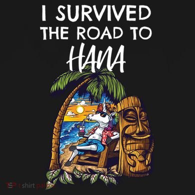 I Survived The Road To Hana Gift Women's Perfect Tri Tunic Long Sleeve Shirt