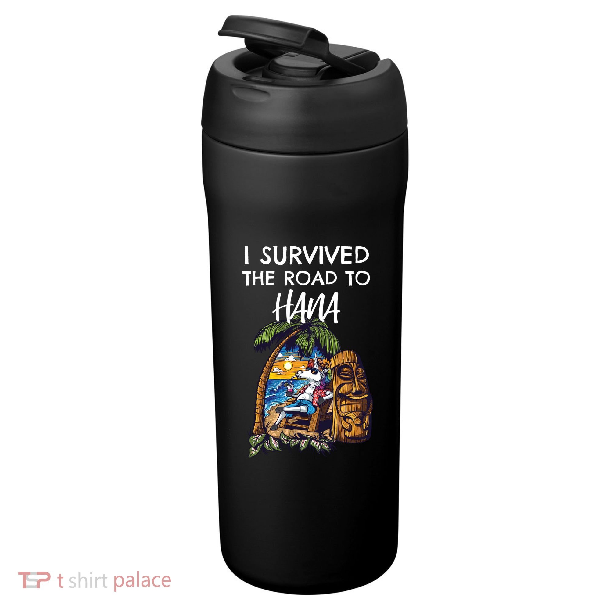 I Survived The Road To Hana Gift 24oz Duet Stainless Steel Tumbler