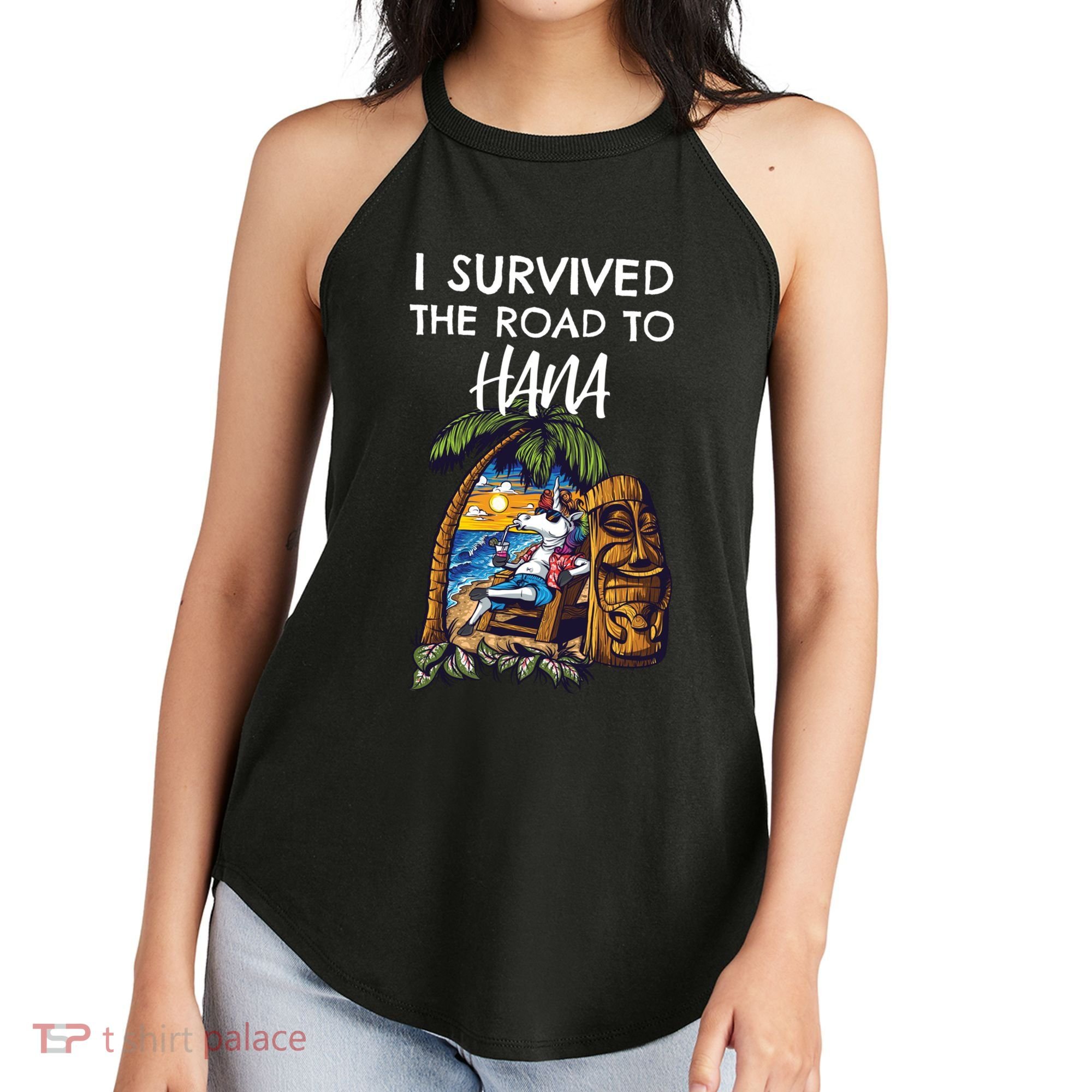 I Survived The Road To Hana Gift Women's Perfect Tri Rocker Tank