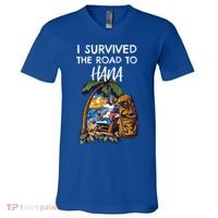 I Survived The Road To Hana Gift V-Neck T-Shirt thumb 0