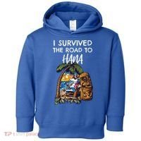 I Survived The Road To Hana Gift Toddler Hoodie thumb 0