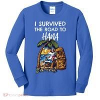 I Survived The Road To Hana Gift Kids Long Sleeve Shirt thumb 0