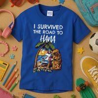 I Survived The Road To Hana Gift Kids T-Shirt thumb 3