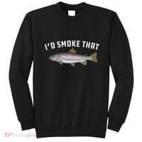 ID Smoke That Rainbow Trout Fish Bbq Barbecue Sweatshirt thumb 0