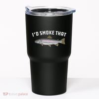 ID Smoke That Rainbow Trout Fish Bbq Barbecue Tumbler thumb 0