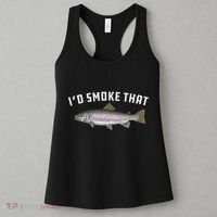 ID Smoke That Rainbow Trout Fish Bbq Barbecue Women's Tank Top thumb 3