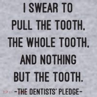 I Swear To Pull The Tooth The Whole Tooth And Nothing But The Tooth Women's Sweatshirt thumb 2