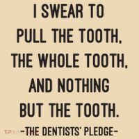 I Swear To Pull The Tooth The Whole Tooth And Nothing But The Tooth Tote Bag thumb 4