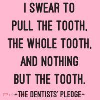 I Swear To Pull The Tooth The Whole Tooth And Nothing But The Tooth Coaster thumb 2