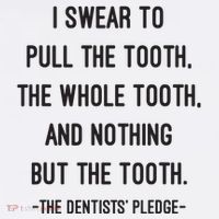 I Swear To Pull The Tooth The Whole Tooth And Nothing But The Tooth Women's Hoodie thumb 2