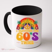 I Survived The 60s Twice Sixties 70th Birthday Coffee Mug thumb 0