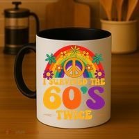 I Survived The 60s Twice Sixties 70th Birthday Coffee Mug thumb 4