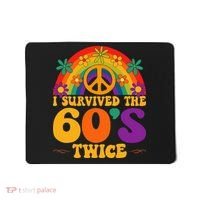 I Survived The 60s Twice Sixties 70th Birthday Mousepad thumb 0