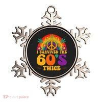 I Survived The 60s Twice Sixties 70th Birthday Ornament thumb 0