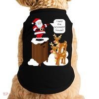 I Said The Schmidt House Fun Xmas Santa Doggie Tank thumb 0