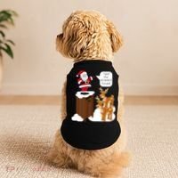 I Said The Schmidt House Fun Xmas Santa Doggie Tank thumb 2