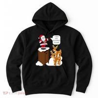 I Said The Schmidt House Fun Xmas Santa Hoodie thumb 0