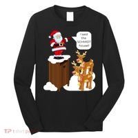 I Said The Schmidt House Fun Xmas Santa Long Sleeve Shirt thumb 0