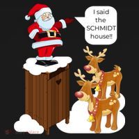 I Said The Schmidt House Fun Xmas Santa T-Shirt thumb 7
