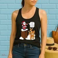 I Said The Schmidt House Fun Xmas Santa Women's Tank Top thumb 2