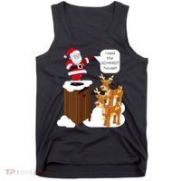 I Said The Schmidt House Fun Xmas Santa Tank Top thumb 0