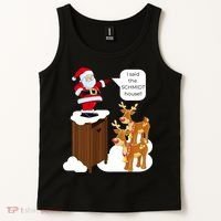 I Said The Schmidt House Fun Xmas Santa Tank Top thumb 2