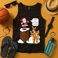 I Said The Schmidt House Fun Xmas Santa Tank Top thumb 4
