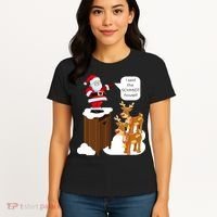 I Said The Schmidt House Fun Xmas Santa Women's T-Shirt thumb 4