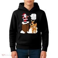 I Said The Schmidt House Fun Xmas Santa Kids Hoodie thumb 4