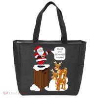 I Said The Schmidt House Fun Xmas Santa Tote Bag thumb 0