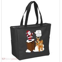 I Said The Schmidt House Fun Xmas Santa Tote Bag thumb 2