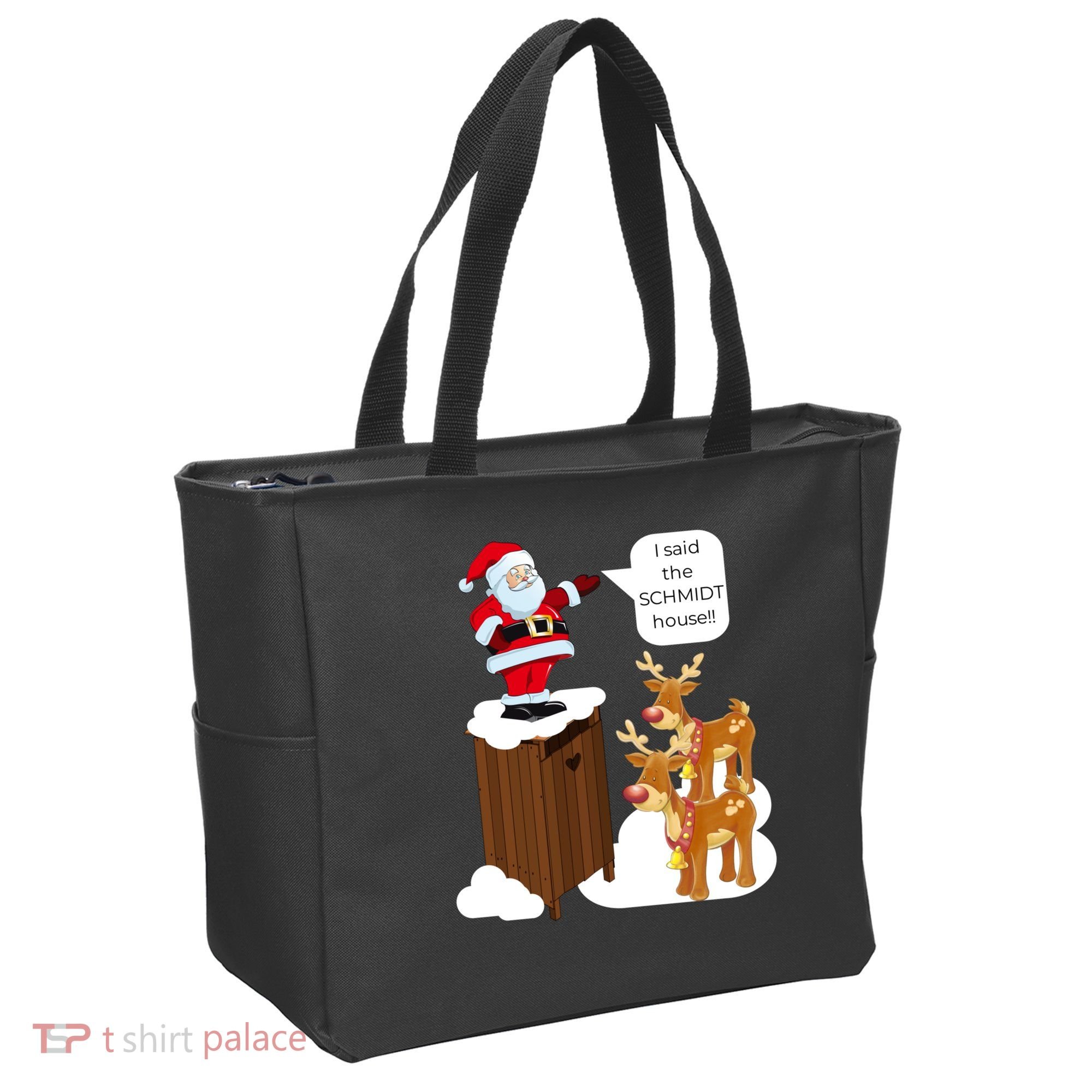 I Said The Schmidt House Fun Xmas Santa Tote Bag