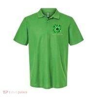 Irish Shamrock Tie Dye Happy St Patrick's Day Go Lucky Gift Polo thumb 0