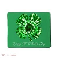 Irish Shamrock Tie Dye Happy St Patrick's Day Go Lucky Gift Mousepad thumb 0