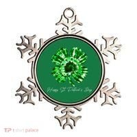 Irish Shamrock Tie Dye Happy St Patrick's Day Go Lucky Gift Ornament thumb 0