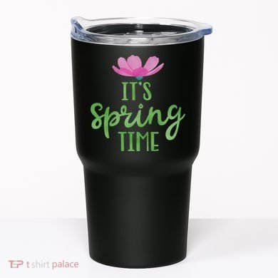 It's Spring Time Flower Tumbler