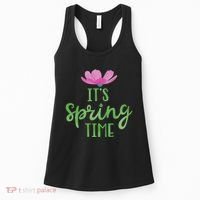 It's Spring Time Flower Women's Tank Top thumb 0