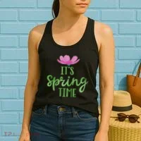 It's Spring Time Flower Women's Tank Top thumb 2