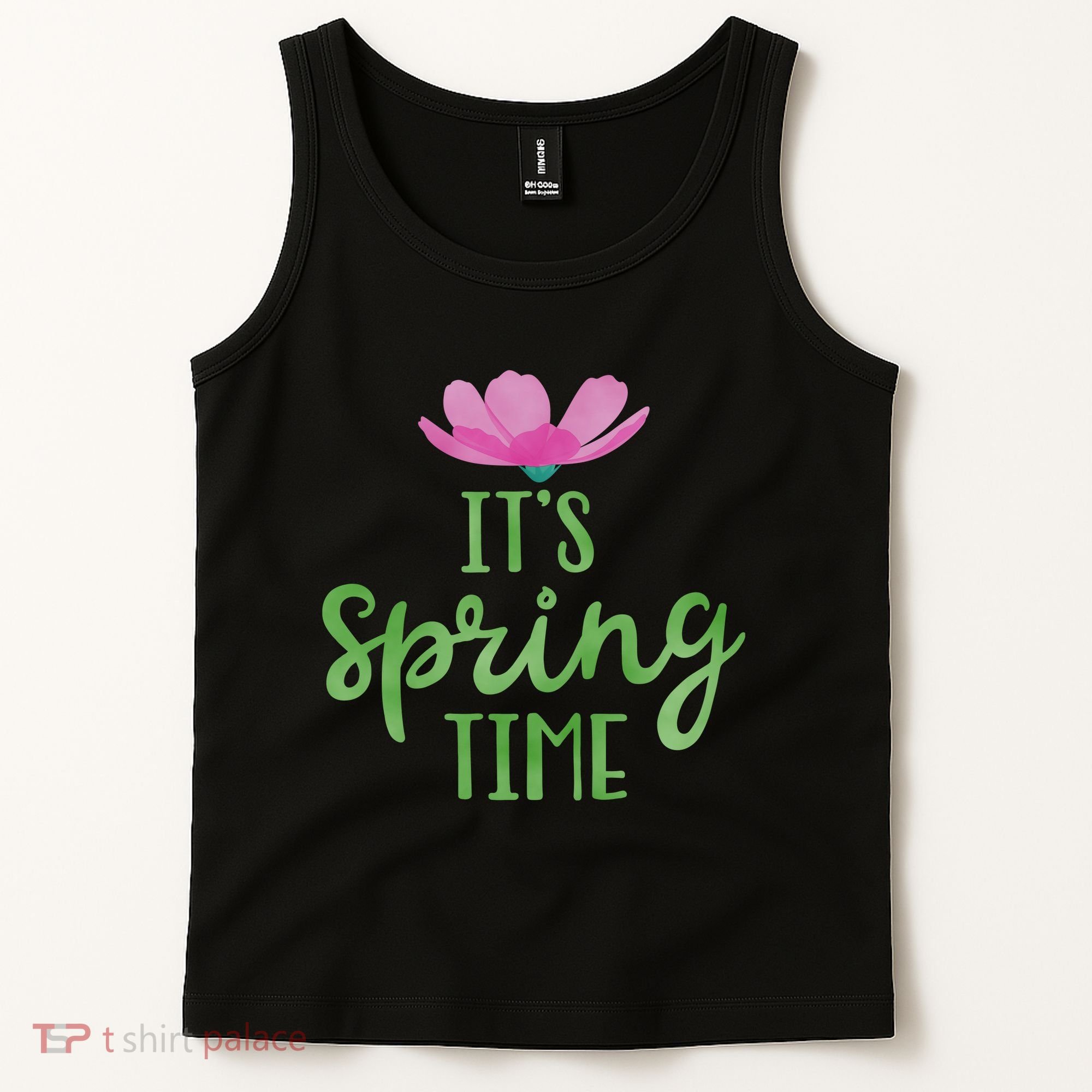 It's Spring Time Flower Tank Top