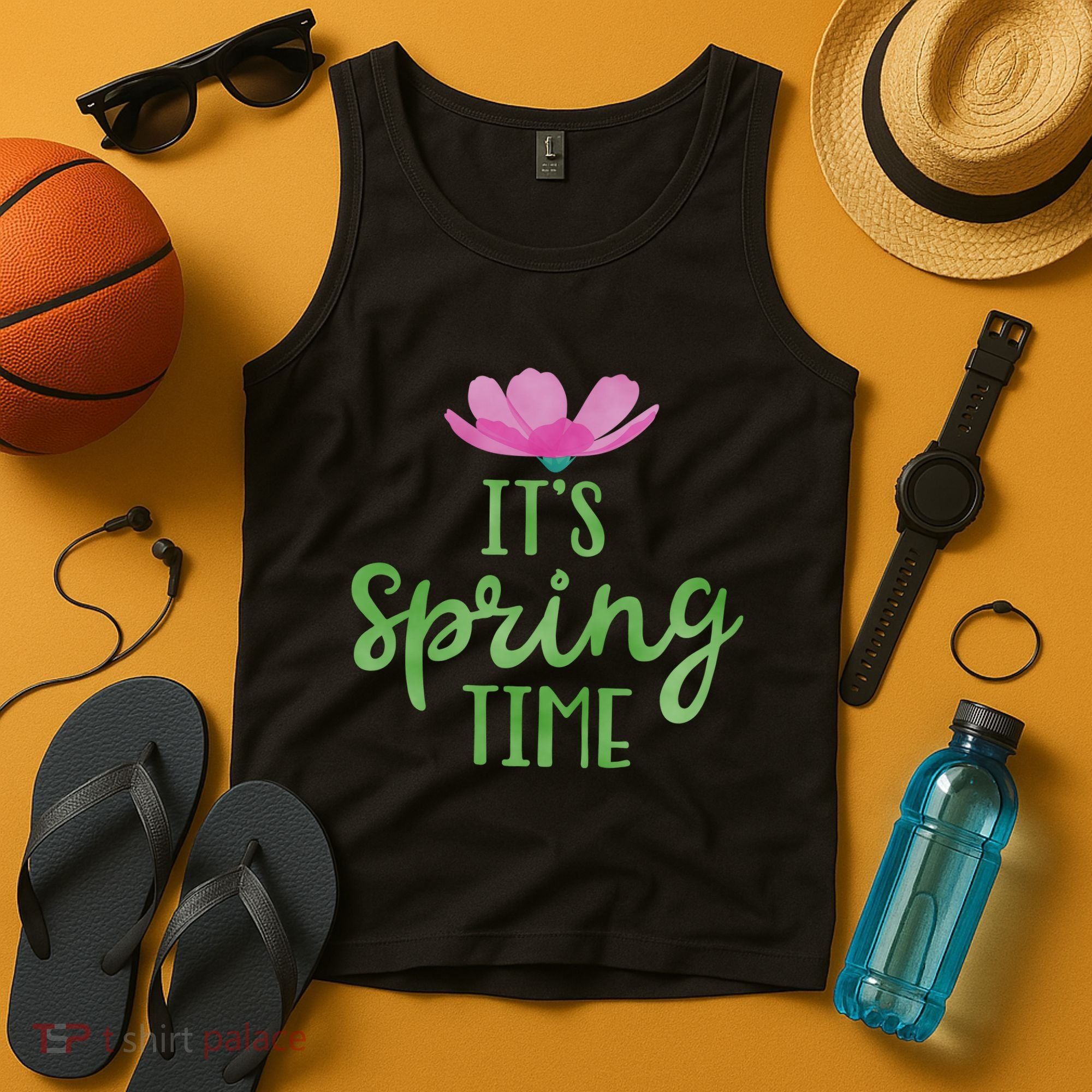 It's Spring Time Flower Tank Top