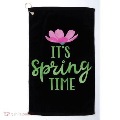 It's Spring Time Flower Golf Towel