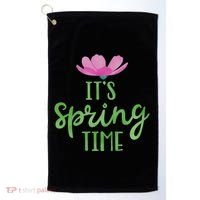 It's Spring Time Flower Golf Towel thumb 0