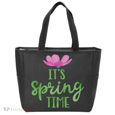 It's Spring Time Flower Tote Bag