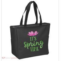 It's Spring Time Flower Tote Bag thumb 2