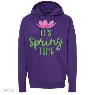 It's Spring Time Flower Hoodie