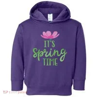 It's Spring Time Flower Toddler Hoodie thumb 0