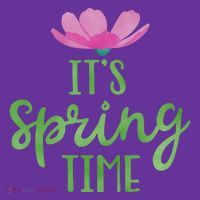 It's Spring Time Flower Toddler Hoodie thumb 2