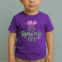 It's Spring Time Flower Toddler T-Shirt thumb 2